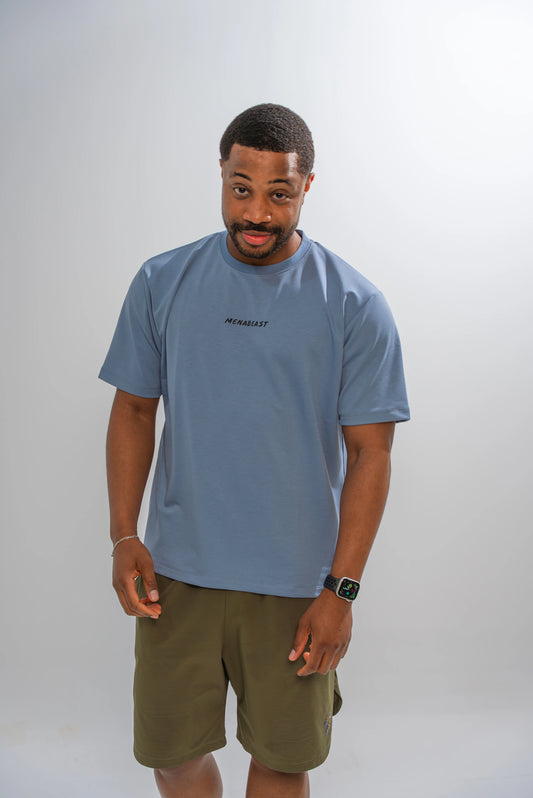 Daily Essentials Semi-Oversized Tee - Baby Blue