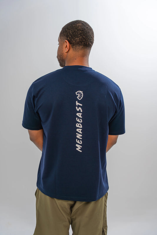 Daily Essentials Semi-Oversized Tee - Navy