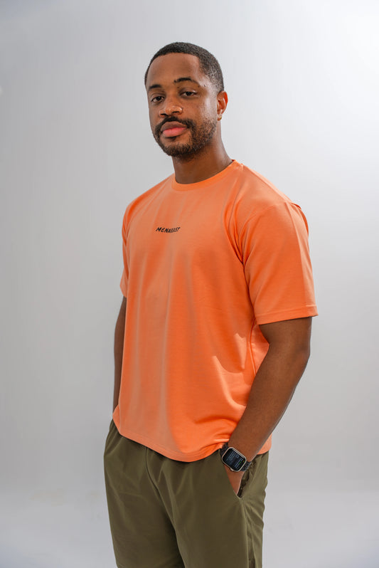 Daily Essentials Semi-Oversized Tee - Orange