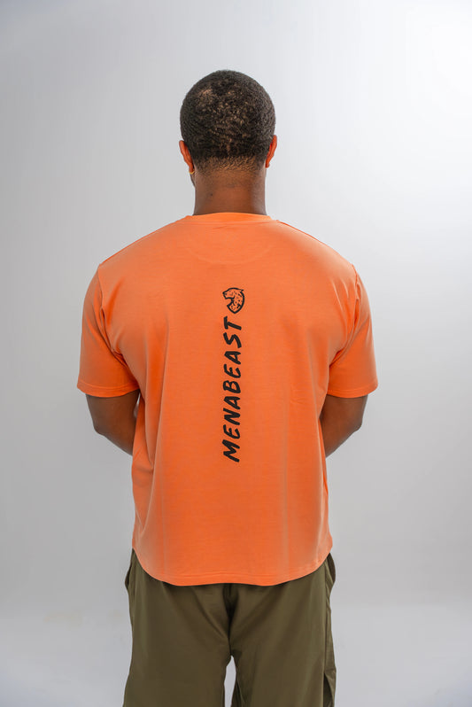 Daily Essentials Semi-Oversized Tee - Orange
