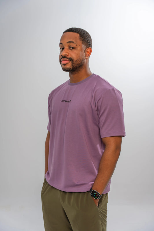 Daily Essentials Semi-Oversized Tee - Light Purple