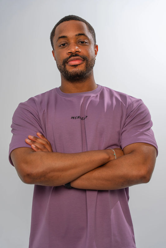 Daily Essentials Semi-Oversized Tee - Light Purple