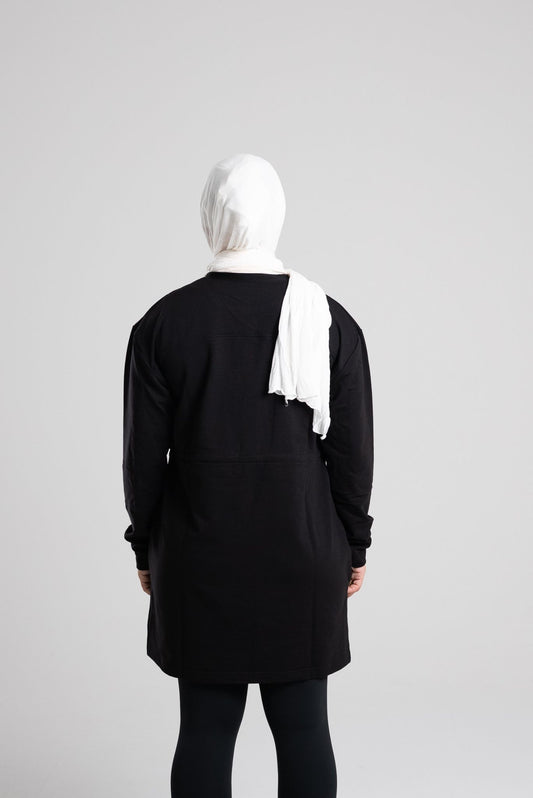 Shift Tunic Long Sleeve - Black