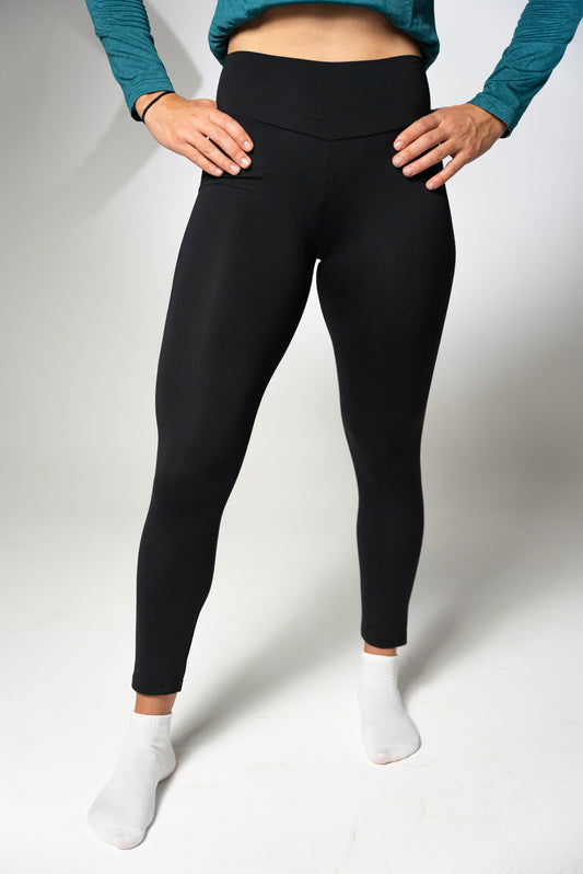 Everyday High Waisted Leggings - Black