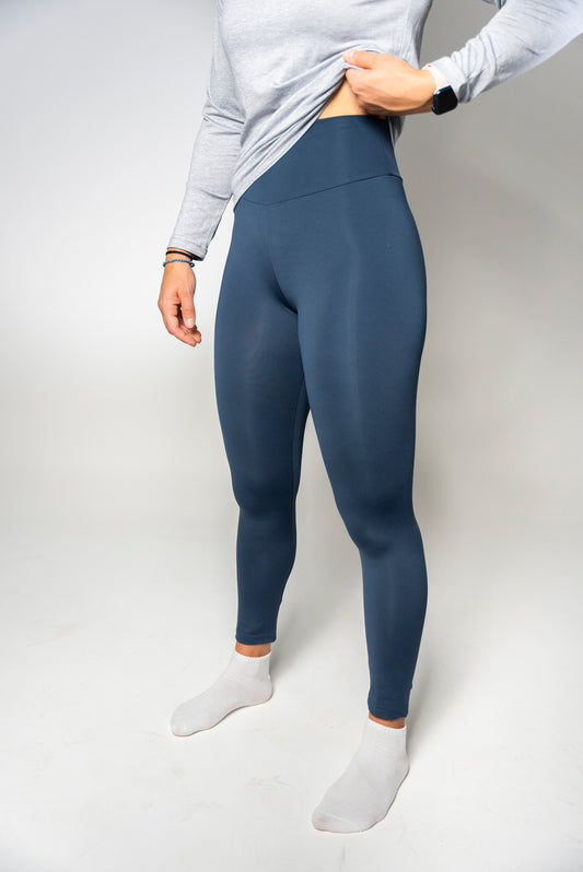 Everyday High Waisted Leggings - Indigo