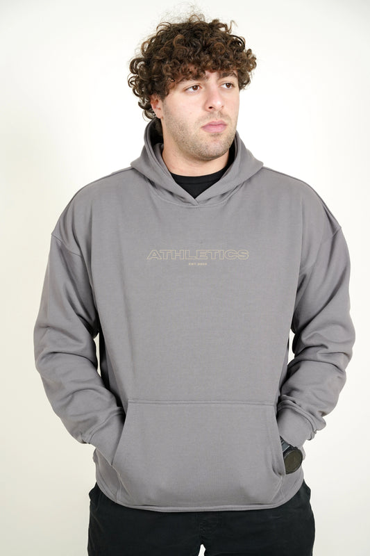 Athletics Outlined Hoodie - Gray