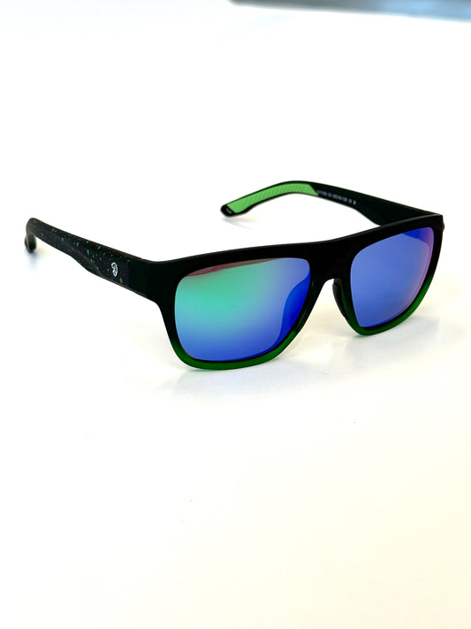 Wa7shLens Sunglasses - Black/Green