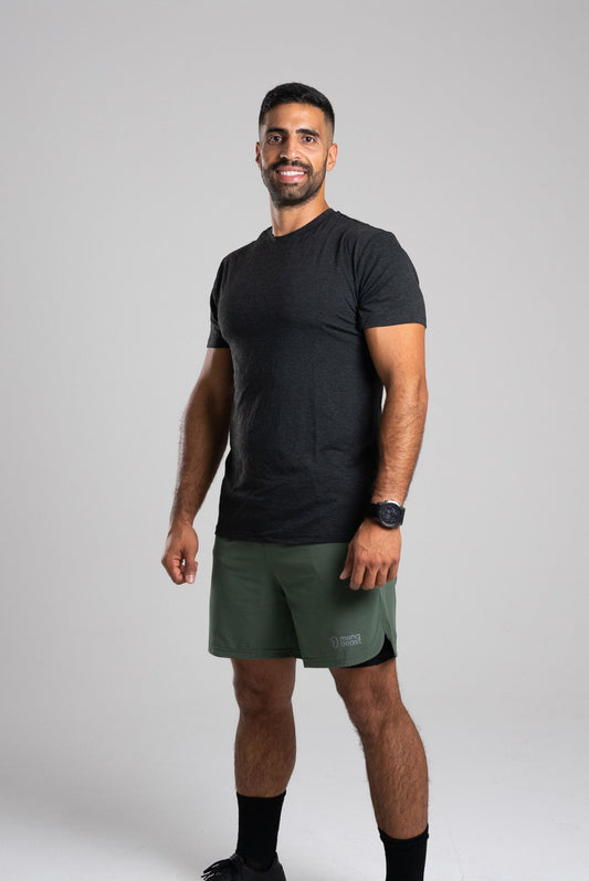 Perform Shorts - Olive Green