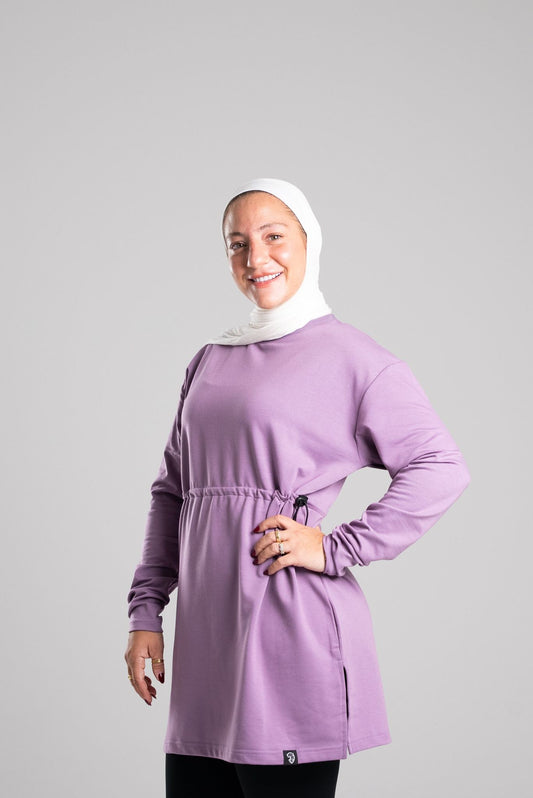 Shift Tunic Long Sleeve - Purple