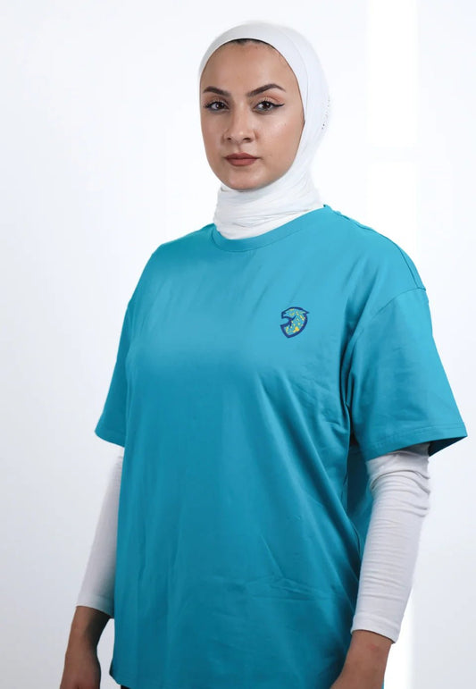 Oversized Tee - Turquoise - Menabeast